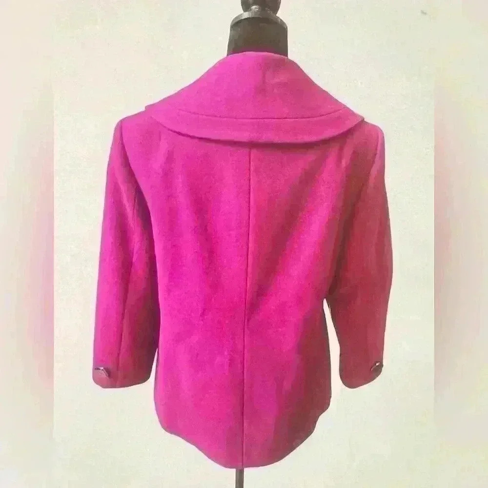 In Perfect condition Style & Co. Purple
Double Breasted Button women Jacket SZ L - Picture 8 of 13